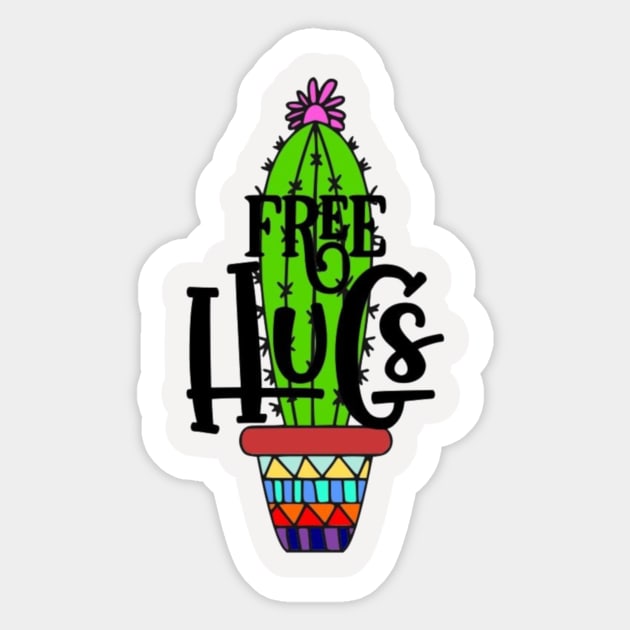 Free Hugs Cactus Sticker by DANPUBLIC